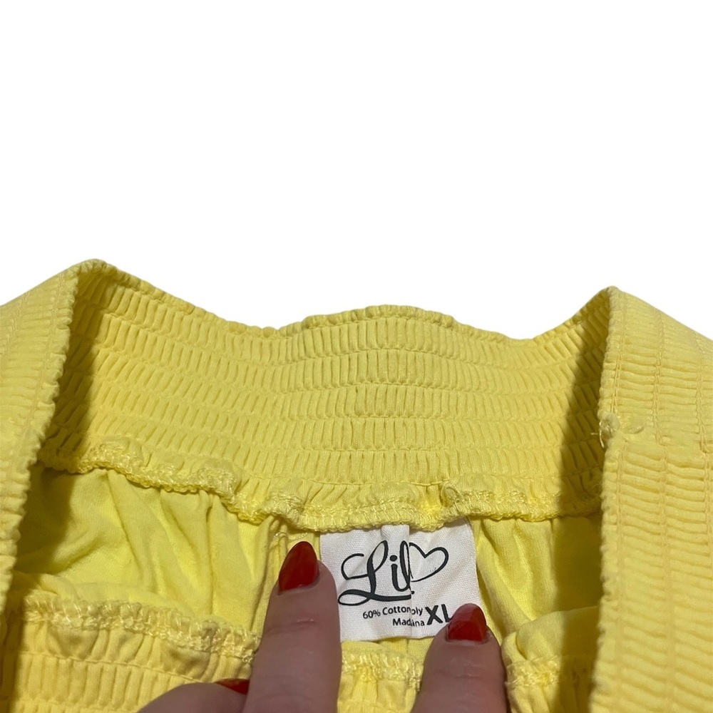 Yellow Ruffle Skirt - Picture 4 of 4